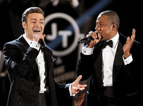 Justin Timberlake na Jay-Z. 