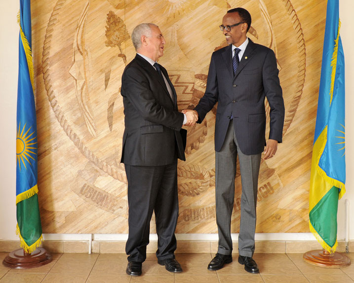Perezida Kagame yakira intumwa yihariye y'Umuryango w'Abibumbye mu karere k'ibiyaga bigari, Amb. Said Djinnit.