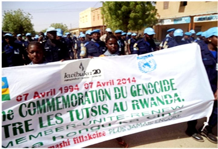 Muri Mali bakoze urugendo rwo kwibuka Abatutsi bazize Jenoside.