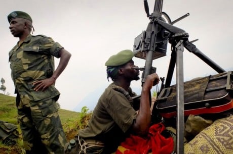 Abarwanyi wa M23 muri Rutshuru.