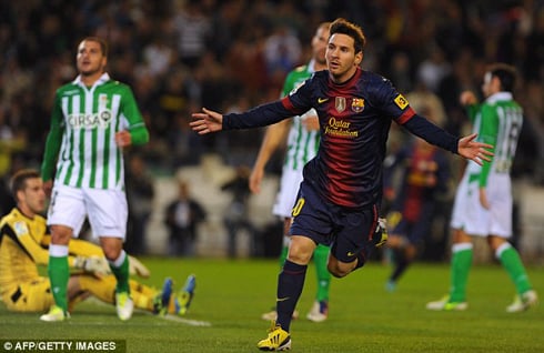 Messi amaze gutsinda igitego.