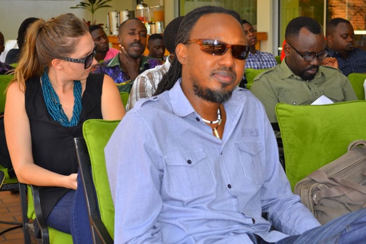 Might Popo, umuhanzi, umuyobozi w'ishuri rya Muzika rya WDA ku Nyundo akaba ari nawe watangije Kigali Up Festival.