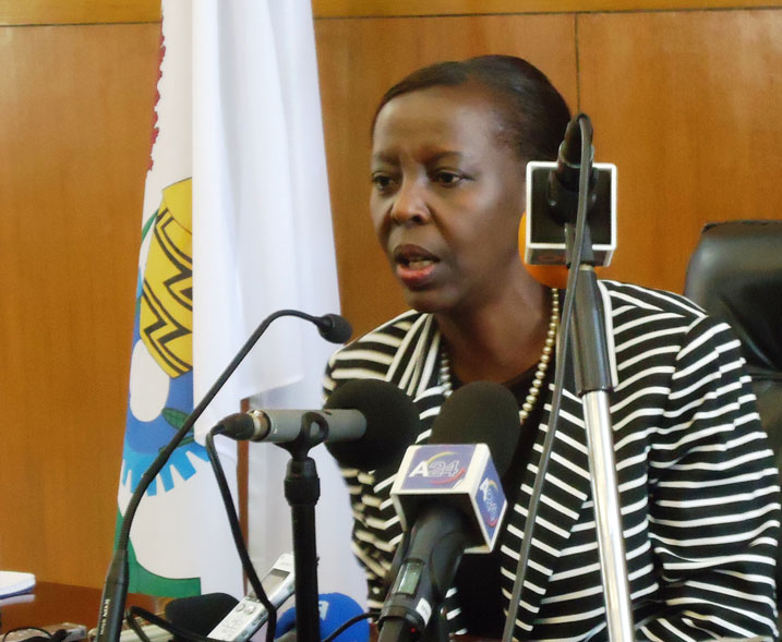 Ministiri Louise Mushikiwabo, mu kiganiro n