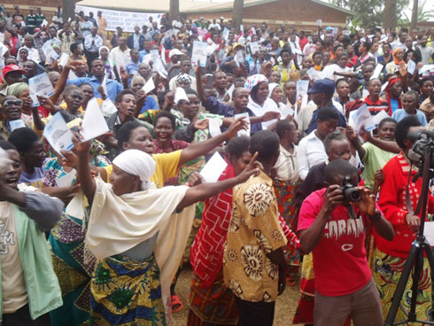 Morale yari yose mu mbaga y'abanyamuryango ba FPR bari bateraniye i Shangi.