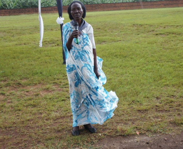 Mukankusi Henriette watanze ubuhamya bw'ukuntu mu Gatandara haririwe abantu.