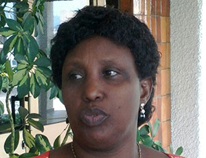 Mukarugema Alphonsine ukuriye ihuriro nyarwandakazi ry'abagore bari mu nteko ishingamategeko (FFRP).