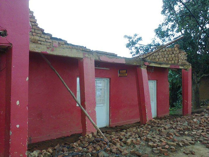 Ndagijimana avuga ko iyi nzu ye yazize kurangaranwa n