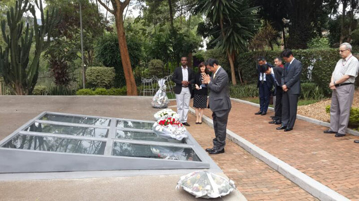 Ngo igihugu cy'Ubuyapani gishyigikiye gahunda z'u Rwanda zo kwiyubaka nyuma ya Jenoside kandi kizafasha kugeza abakoze ibyaha bya Jenoside imbere y'ubutabera.