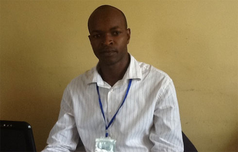 Nkurunziza Jean Damascène, ushinzwe urubyiruko umuco na Siporo muri Nyamagabe.