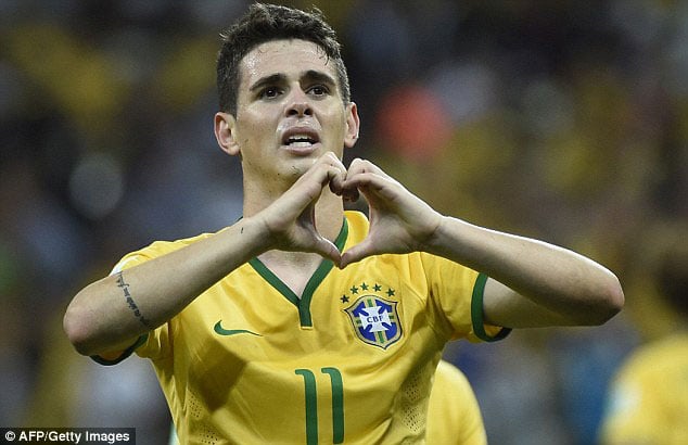 Oscar yatsinze igitego cya gatatu ku munota wa 90.