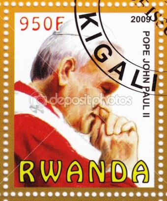 Hakozwe "timbres" ziriho ishusho ya Papa Yohani Pawulo II nk'ikinyemyetso gikomeye mu mateka y'igihugu.
