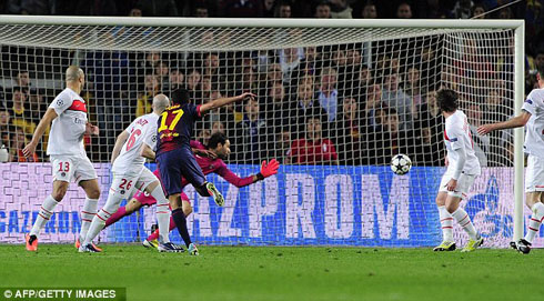 Pedro Rodriguez ni we watsinze igitego cya FC Barcelona.