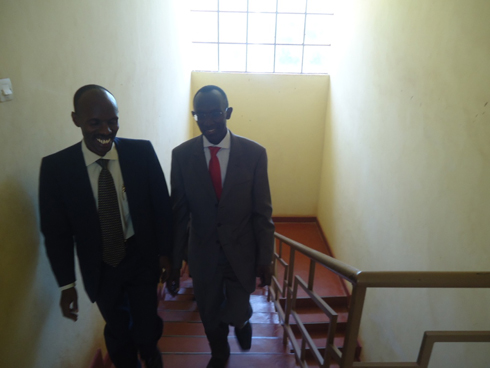 Prof. Sam Rugege atambagizwa mu nyubako y