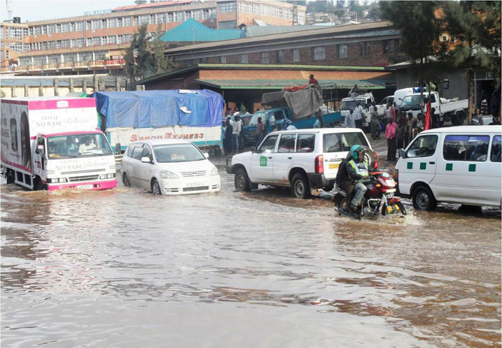 Nyabugogo mu mujyi wa Kigali, ni kamwe mu duce twibasirwa n'imyuzure.