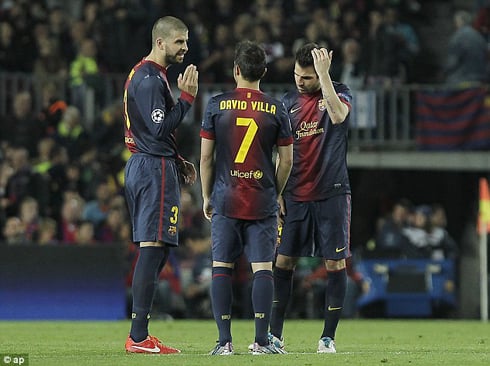 Pique, Villa na Fabregas ntibinyumvisha ukuntu basezerewe.