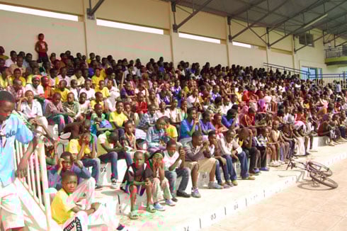 Urubyiruko muri Stade Umuganda rwahawe impanuro zo kwitandukanya n'abashaka kubabibamo amacakubiri.