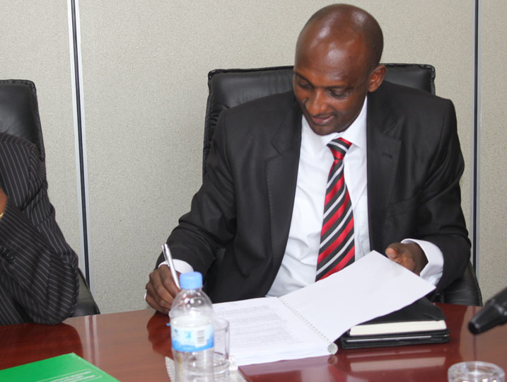 Komiseri Mushya w'Ikigo cy'Imisoro n'amahoro (RRA), Richard Tusabe.
