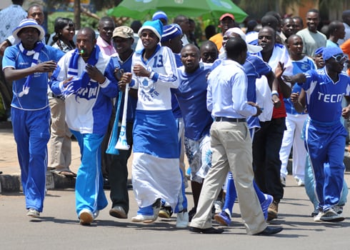 Abafana ba Rayon Sport bari babukereye nk'uko bisanzwe. (Foto: Jacques Furaha)