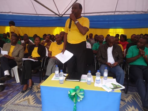 Rucagu Boniface yasabye urubyiruko kurwanya rukuruzi iba mu mubiri wabo kugira ngo batsinde SIDA.