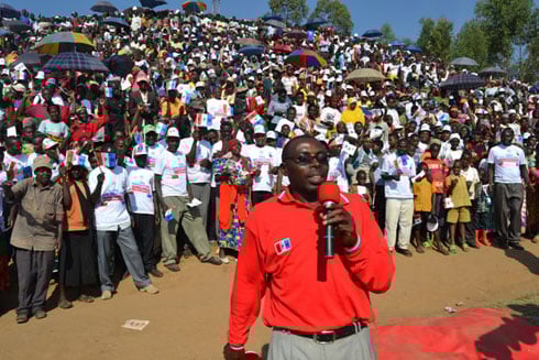 Sirimu Diogene, umukandida wa FPR uturuka muri Musanze.