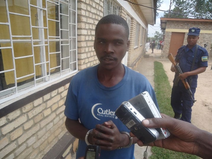 Steven wiyemerera icyaha cyo kwica uyu muryango yari atorotse muri gereza ya Mpanga.