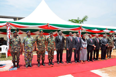 Abayobozi batandukanye bitabiriye itangizwa ry'imyitozo "Ushirikiano Imara 2013".