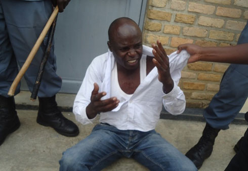 Ubwo Rwibasira Innocent yari amaze gutabwa muri yombi.