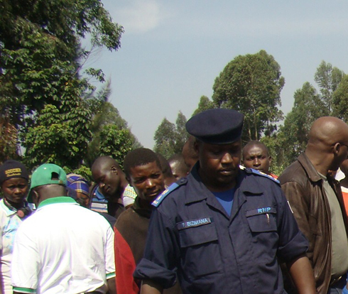 Umuyobozi wa Polisi mu karere ka Rubavu, Supt Bizimana Felix.