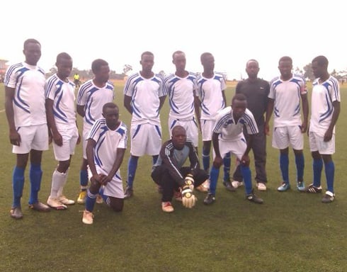 United Stars ku kibuga cya FERWAFA yitegura gukina na Asport ya Kicukiro.