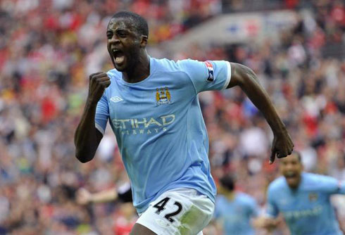 Uretse gutanga imipira myiza yavagamo ibitego bya Manchester City, Yaya Toure nawe ubwe arabyitsindira.