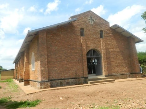 Urwibutso rwa Ruhanga rwahoze ari urusengero. 
