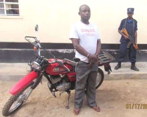 Ukekwaho kwiba moto yafashwe nyuma y