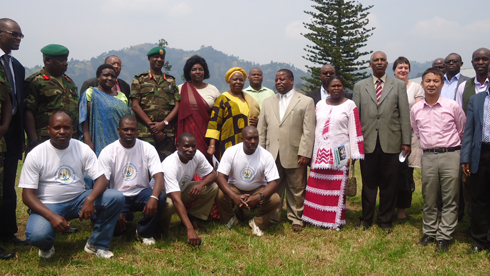 Uwo muhango witabiriwe n'abayobozi bakuru mu nzego zitandukanye.