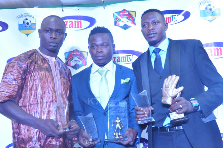 Ismaila Diarra, Kwizera Pierrot na Ndayishimiye Eric Bakame bose ba Rayon Sports baje mu ikipe y'umwaka