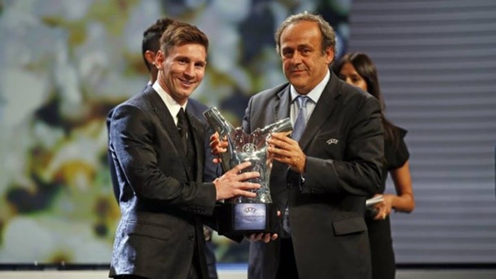Messi ahabwa igihembo yaherukaga 2011