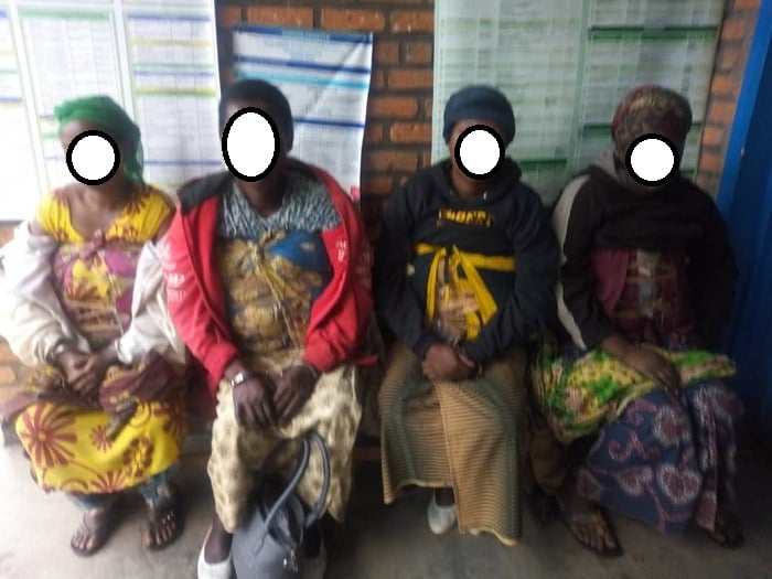 Aba ni bamwe mu bagore bafashwe bakurikiranyweho gutunda ibiyobyabwenge
