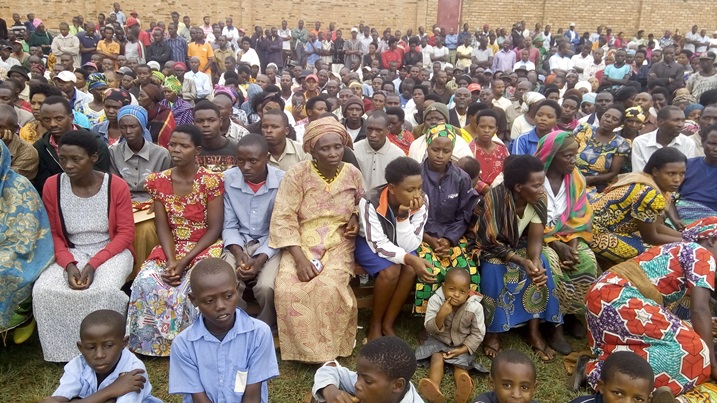 Aba ni bamwe mu baturage bitabiriye ukwezi kw'imiyoborere.