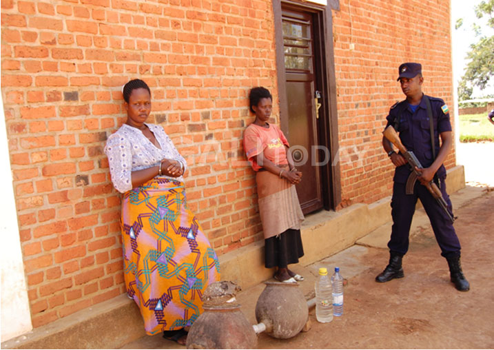 Abafashwe bafungiye kuri Sitasiyo ya Polisi ya Nyamata.