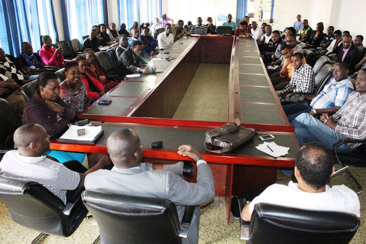 Abafite aho bahurira na sinema nyarwanda bari bitabiriye ari benshi.