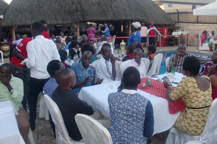 Abakozi b'akarere ka Nyarugenge mu munsi w'Umurimo.