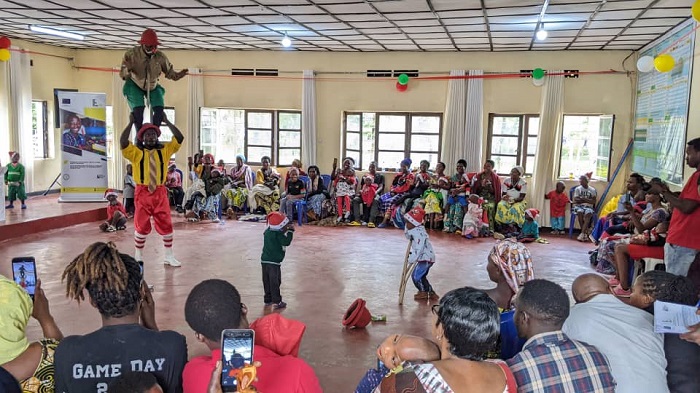 Hagaragajwe impano zitandukanye zisusurutsa abana bafite ubumuga