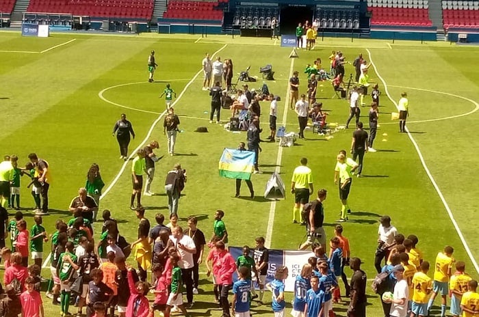 Ubwo abatarengeje imyaka 11 bari bamaze kwegukana Igikombe cy