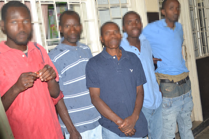 Bamwe mu Banyarwanda bari barashimutswe ubwo bari bageze mu Rwanda.