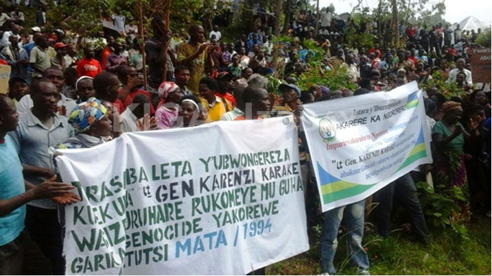 Abantu bagera ku bihumbi 3 ni bo bari bitabiriye ibikorwa byo kwamagana ifatwa rya Lt Gen Karake.