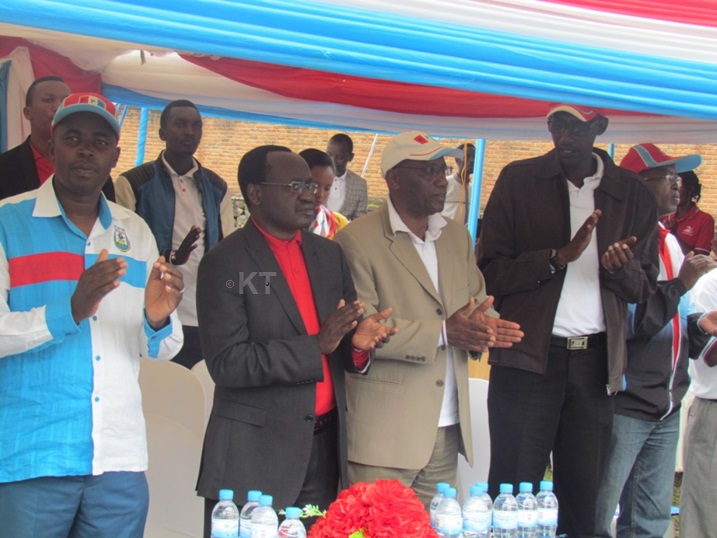Abanyamuryango ba RPF Inkotanyi mu Karere ka Rubavu mu nama rusange.
