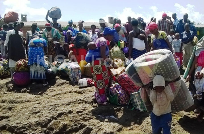 Abanyarwanda batashye baturutse muri Kongo ubwo bakirwaga mu Nkambi ya Nkamira.