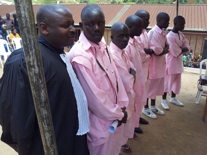 Abarembetsi bashinjwa gusenyera umuturage mu Karere ka Gicumbi baburanishirizwa mu ruhame.