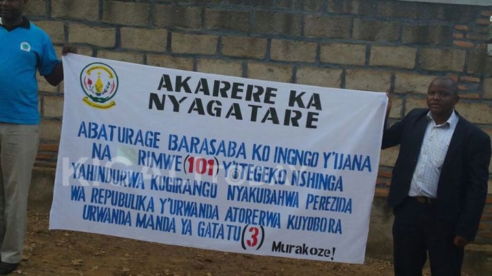 Abaturage ba Nyagatare na bo ngo barashaka ko Itegeko Nshinga rivugururwa.