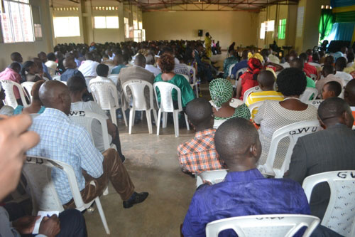 Abaturage bitabiriye inteko y'akarere ka Nyarugenge.