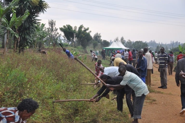 Abaturage bari bitabiriye ku bwinshi muri Kabarore.